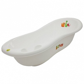 Ванночка детская белая 100 см серия Dino (Maltex, 6159_белый)